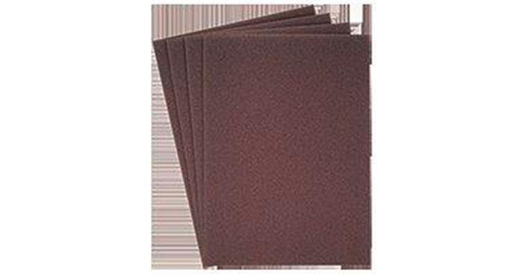 Corundum linen cloth brown 230 x 280 mm grain 360