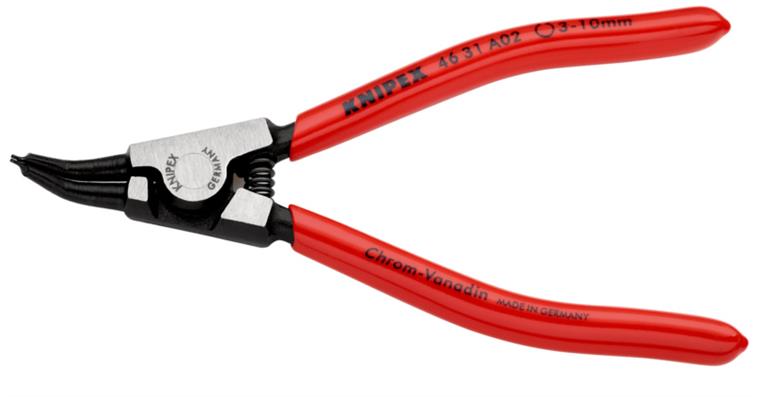1001600766 Sicherungsringzange A02  130 mm  45 Grad abgewinkelt für Aussenringe