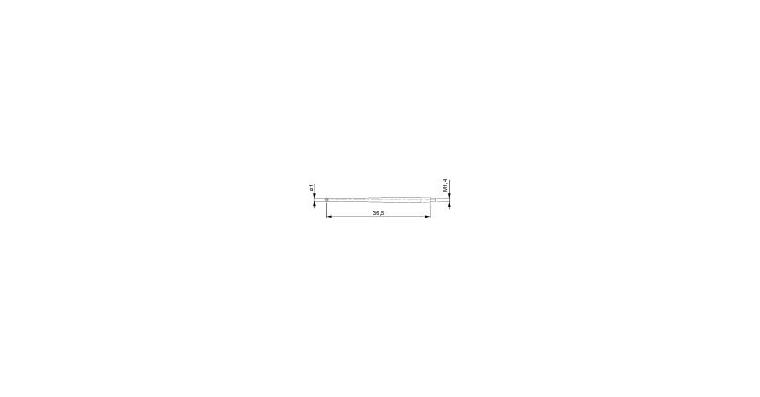 TESATAST measuring probe, 1 mm diameter carbide-tipped, type Y60/11W