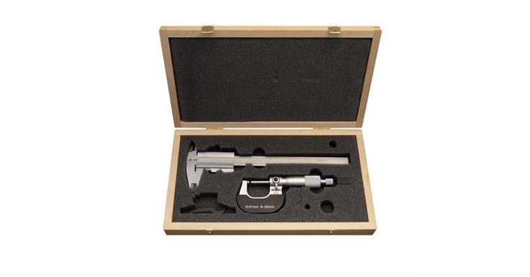 Wooden case for measuring instrument set cat. no. 31355 301