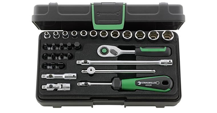 1051032201 1/4 inch hexagon socket set 30 pieces AF 4-14 mm
