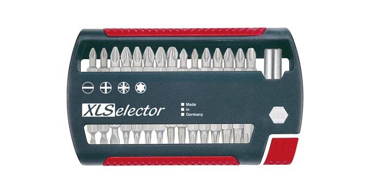 Bits XLSelector 31 pieces slotted/PH/PZ/TX® in plastic box