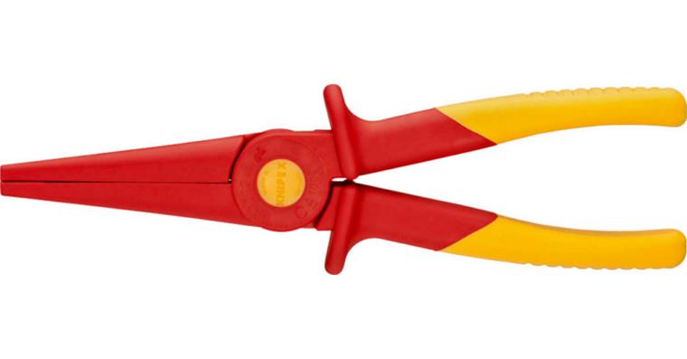 Plastic snipe nose pliers length 220 mm