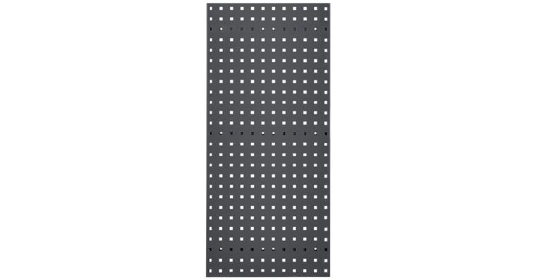 RasterPlan Lochplatte Stahlblech 1,25 mm RAL 7016 anthrazitgrau BxH 1000x450mm