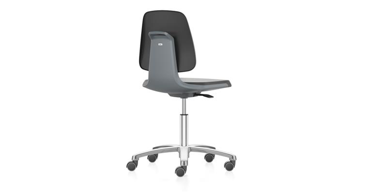 Work swivel chair Labsit castors PU foam anthracite seat height 450-650 mm