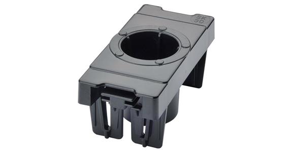 CNC-Kunststoff-Einsatz Aufnahme DIN69880 zyl.Ø30mm/VDI30 ölbeständig ABS schwarz