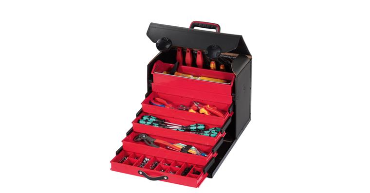 Tool drawer pocket cowhide 5 drawers 410x220x310 mm empty