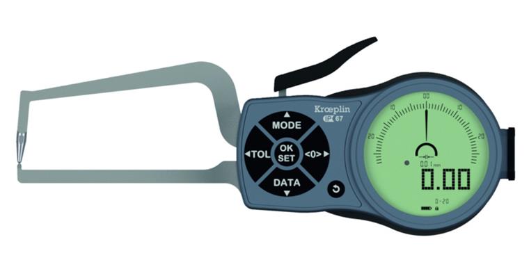 1033413204 Digitaler Außenschnelltaster Typ K2R20 Schutzart IP 67 Messbereich 0-20 mm
