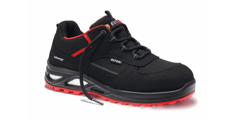 Damen-Sicherheits-Halbschuh Hannah XXTL black-red Low S3 Gr. 41