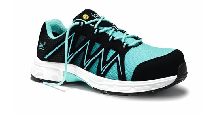 Damen-Sicherheits-Halbschuh jo_Speedy black-aqua Low S1P Gr. 37