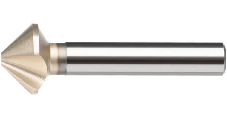 ATORN Kegelsenker 90 Grad VHM Z3 extrem ungleich geteilt 12,4 mm