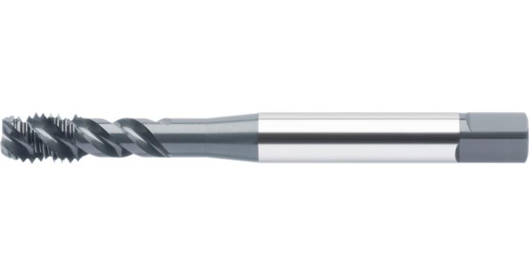 ATORN Gewindebohrer HSSE V3 vaporisiert C 45 Grad M8 1,25 ISO2 2,5xD CNC UNI