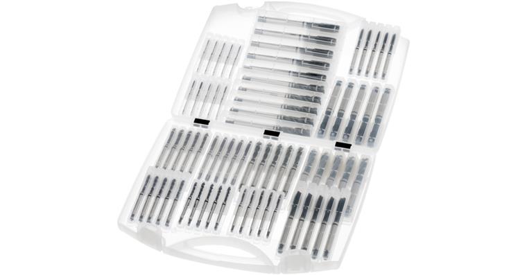 1003141633 ATORN HSSE machine tap set, five each of M3-M12 for TH and BH