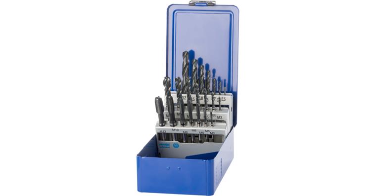 ATORN HSSE machine tap set M3-M12 for TH+BH+CDB