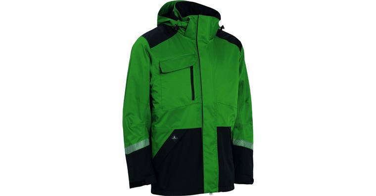 All-weather jacket green/black size XL