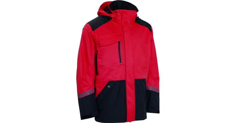 All-weather jacket red/black size S