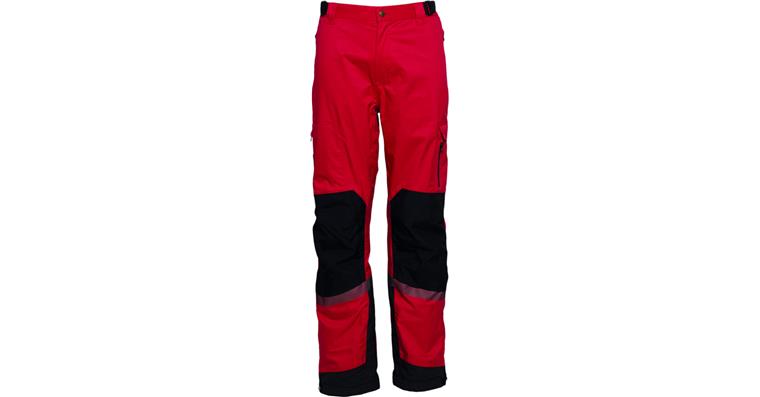 Stretch trousers red/black size S