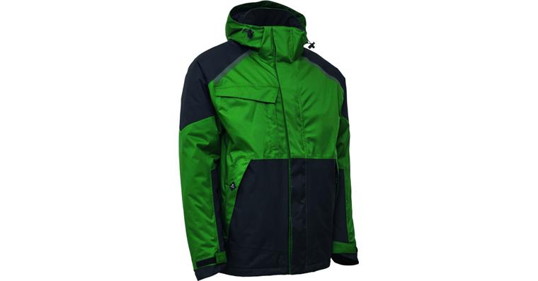 Winter stretch jacket green/black size S