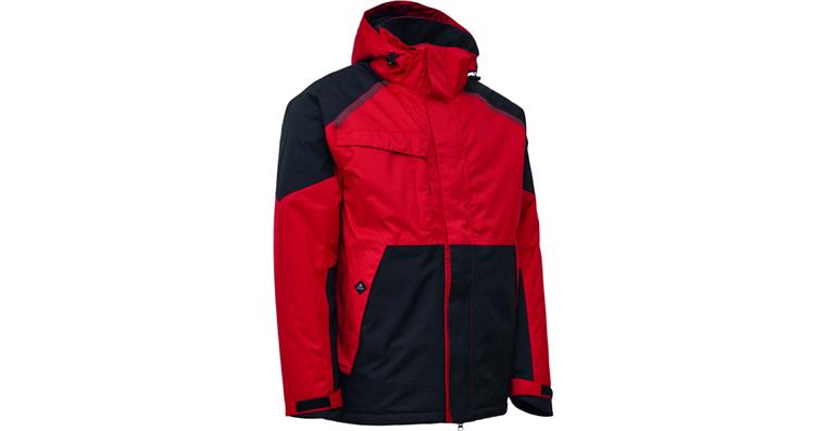 Winter stretch jacket red/black size XS
