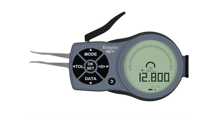 Digital internal quick probe deg. of protect. IP 67 type L102 MR 2.5-12.5 mm
