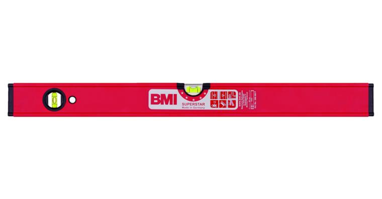 Aluminium spirit level Superstar 400 mm magnet measuring accuracy 0.5 mm/m