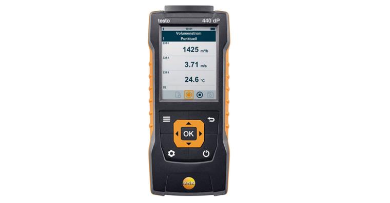 A/C measuring instrument testo 440 dP incl. differential pressure sensor