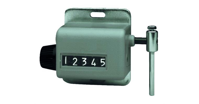 1039025101 Hubzähler 5 Ziffern Schlüsselnullstellung max. 500 Hub/min. 70x60 mm