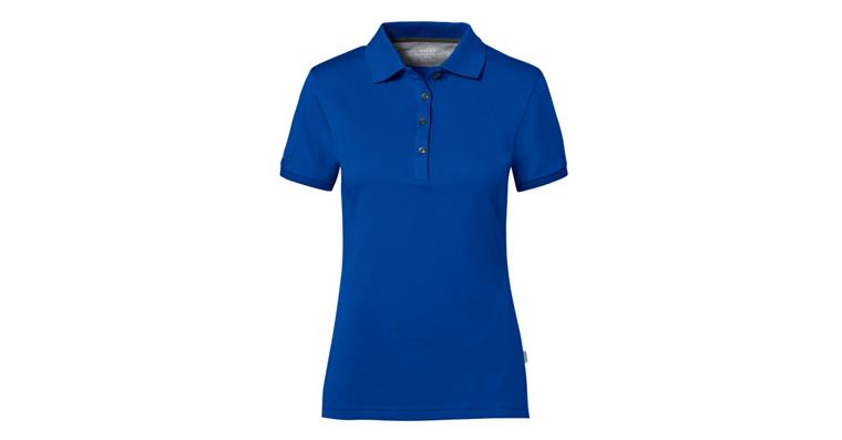 Ladies' polo shirt Cotton Tec royal blue size XL