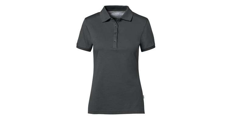 Ladies' polo shirt Cotton Tec anthracite size XL