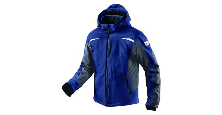 Winter softshell jacket dark blue/anthracite size S