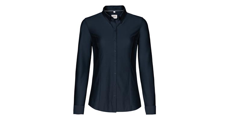 Long-sleeved stretch blouse ink size 2XS