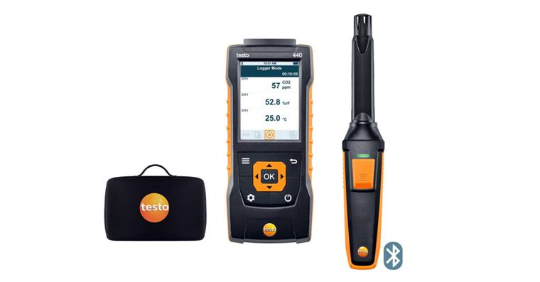 CO2-Set testo 440 mit Bluetooth