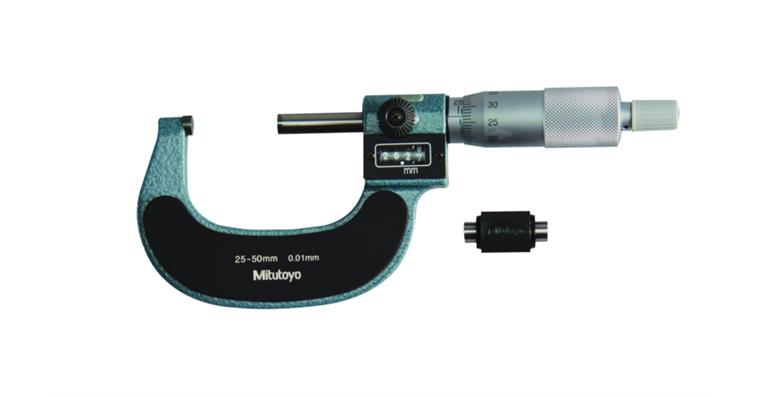 Micrometer with counter 0-25 mm resolution 0.01 mm