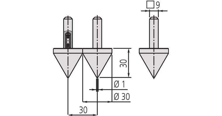 Centring diameter 30 mm (1 pair)