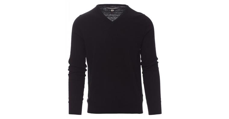 V-Pullover Business schwarz Gr. S