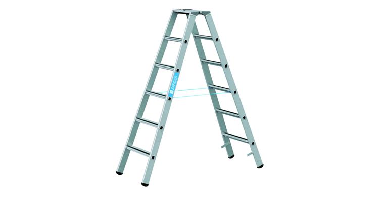 Step ladder 2x6 steps working height 3.05 m ladder length 1.70 m