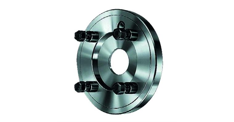 Lathe chuck flange for chuck dia. 250 mm DIN 55027 short taper size 8