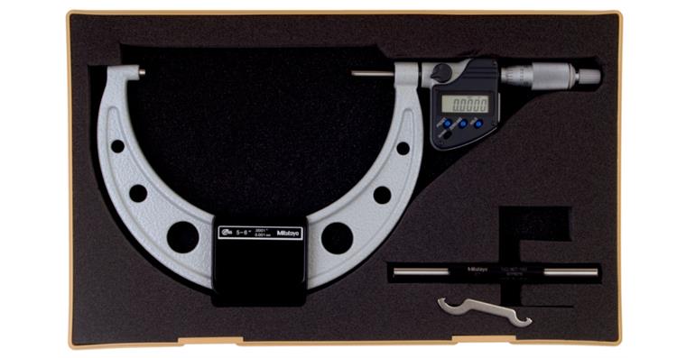 1001364365 Digimatic 125-150 mm/5-6 inch micrometer with data output