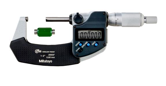 Bügelmessschraube 25-50mm / 1-2 Zoll, IP65 mit Datenausgang 