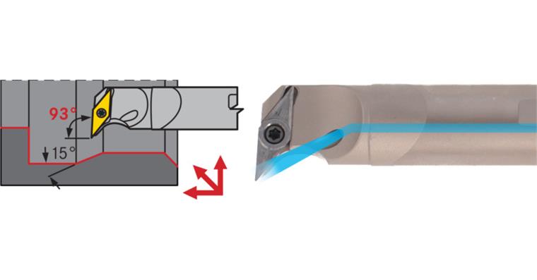 ATORN SVUC Bohrstange VHM Positiv Rechts E 16 R SVUC R/L 11