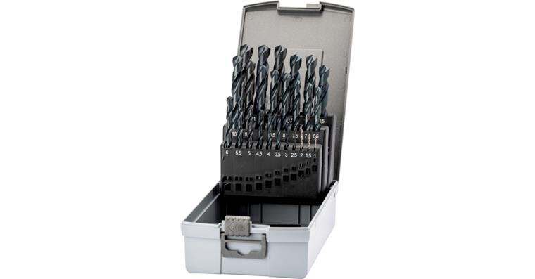 ATORN Spiralbohrer-Satz N HSS DIN 338 1,0-13,0 mm 0,5 in Kassette