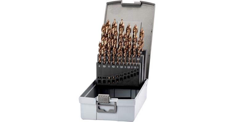ATORN twist drill bit set STEP DRILL type N HSSE purple 1-13 mm 0.5 in box