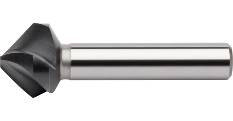 ATORN Kegelsenker 90 Grad HSSE TiAlN ungleiche Spiralsteigung 6,3 mm