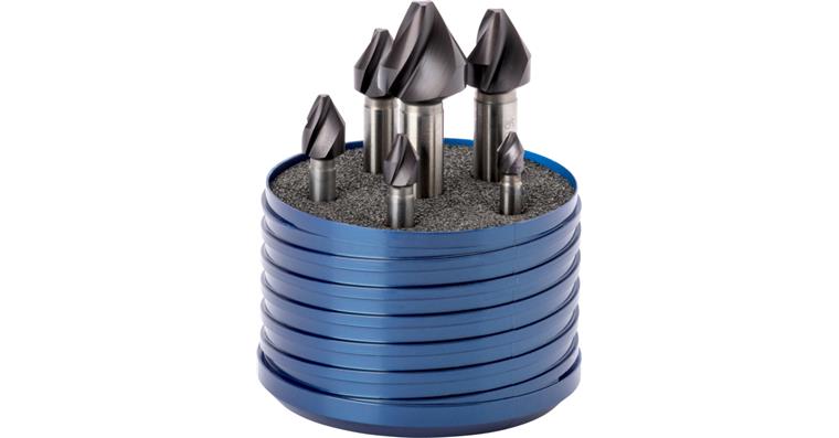 ATORN countersink set, 60°, unequal spiral pitch, 6.3-20.0 mm