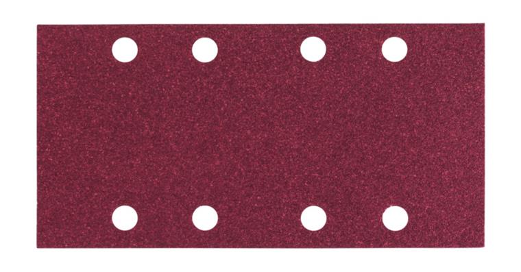 Schleifblatt Korn 120 gelocht mit Klettbelag 93x186 mm Pack=10 Stück