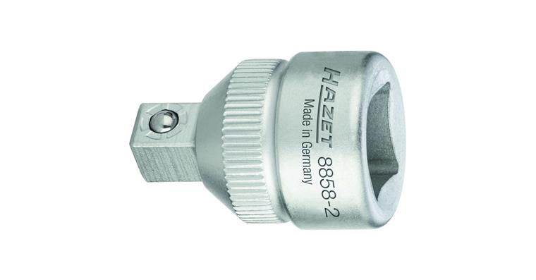 Adapter 3/8 inch drive to 1/4 inch output CV steel length 26 mm