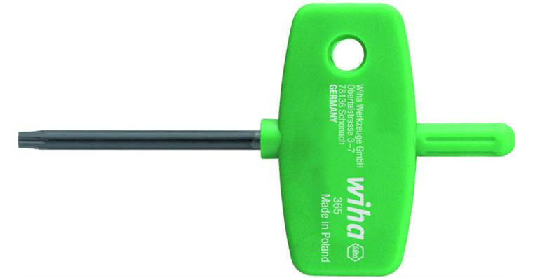 Pin wrench with key grip TX® 365 T9 x 40 mm black oxidised