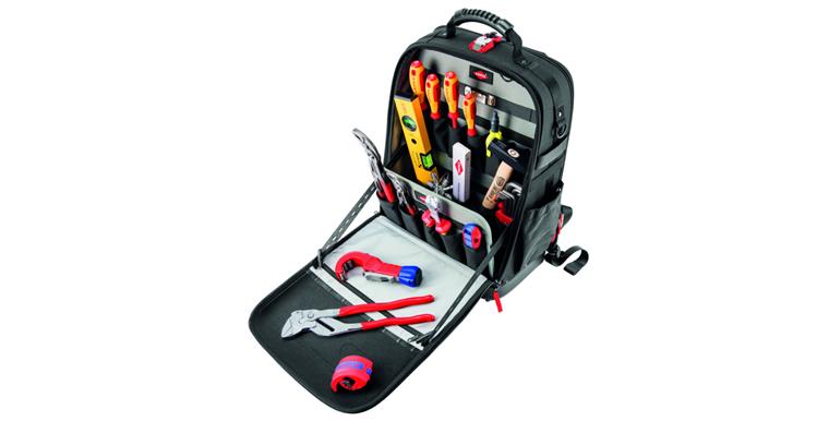 Tool rucksack modular X18, sanitary 17 pieces
