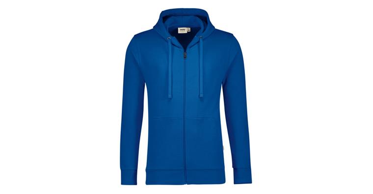 Hooded sweat jacket Premium royal blue size XL