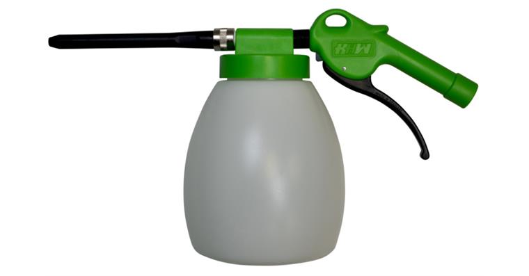HHW pneumatic spray gun 1.2L plastic straight spray pipe
